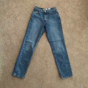 Levi’s 512 classic slim tapered jeans.